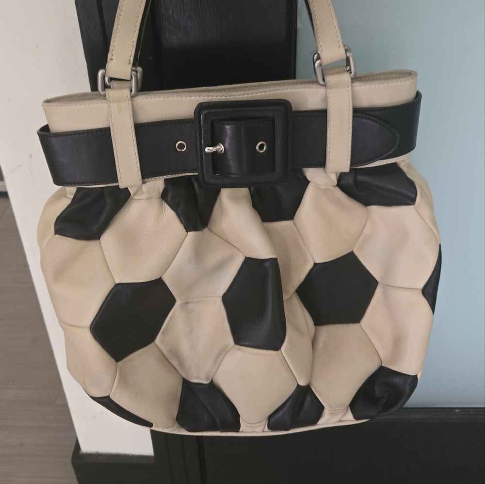 Moschino Belted Football Satchell